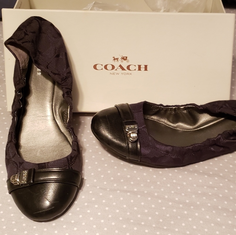 Coach ballet flats